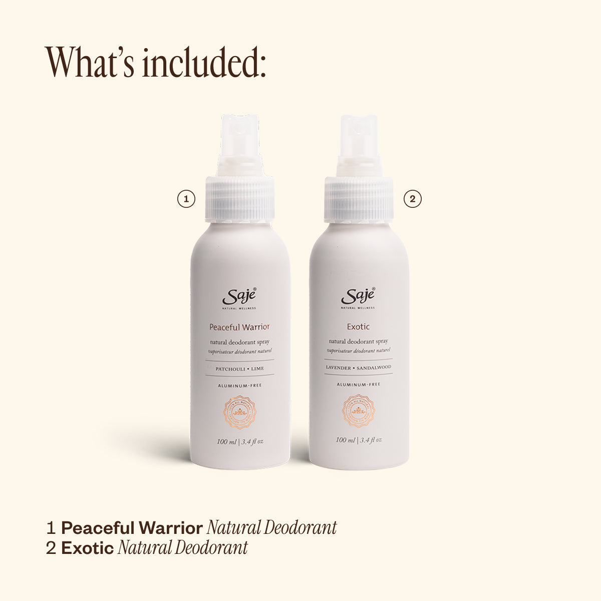 Natural Deodorant Duo